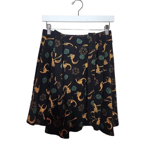 Marvel Her Universe Loki Skirt A-line Skirt With Suspenders Size Medium - Picture 1 of 7